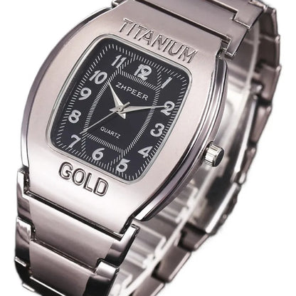 ساعة التيتانيوم الفاخرة للرجال